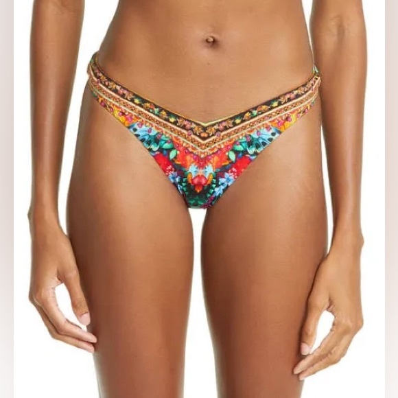 Camilla V High Leg Pant In A Flutter sz L 159$ - Picture 11 of 11